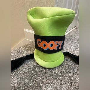 Vtg Walt Disney World Disney Parks Foam Green Goofy Hat w Long Floppy Fur Ears